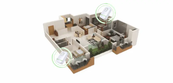Multiple StopWatt units working together on a power strip.